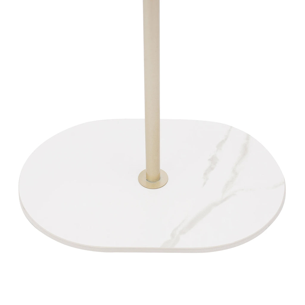 Clothing Rack with 10 Hooks Creative Decorative Metal Clothing Rack Entrance Clothing Rack With Rock Slab Base