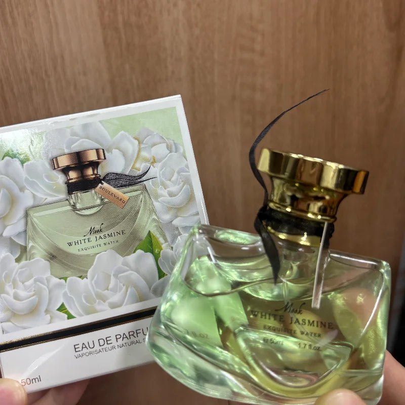 عطر ياسمين فاخر للنساء بمزيج الأرز والمسك | Premium Jasmine Women's Perfume Cedar Musk Floral Long Lasting