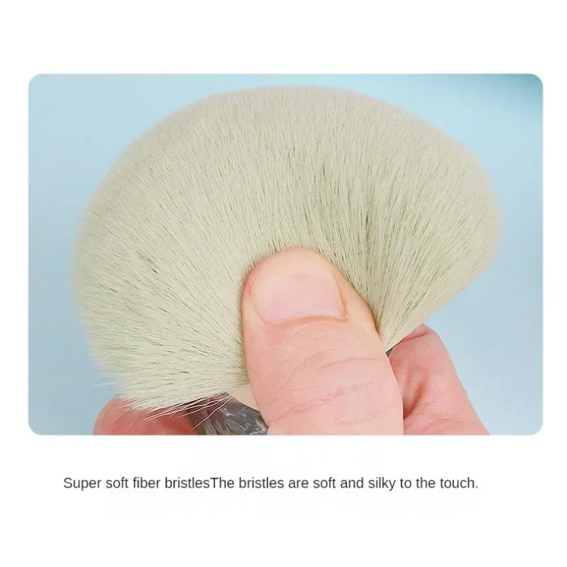 Nail Art Mushroom Rose Head Brush Remove Nail Dust Brush Polish Powder Cleaning Tool Beauty Makeup Brushes Manicure Accessories