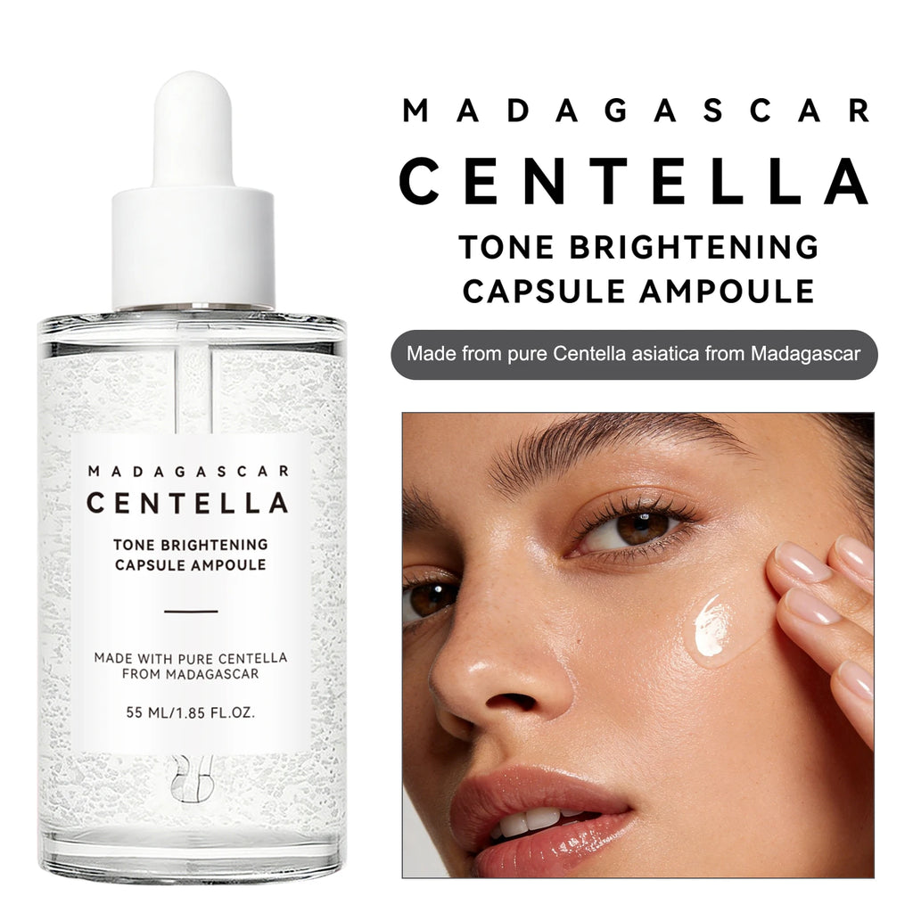 Madagascar Snowgrass Nicotinamide Essence 55ml - Soothes Uneven Tone & Supports Radiance for a Clear, Glowing Complexion.