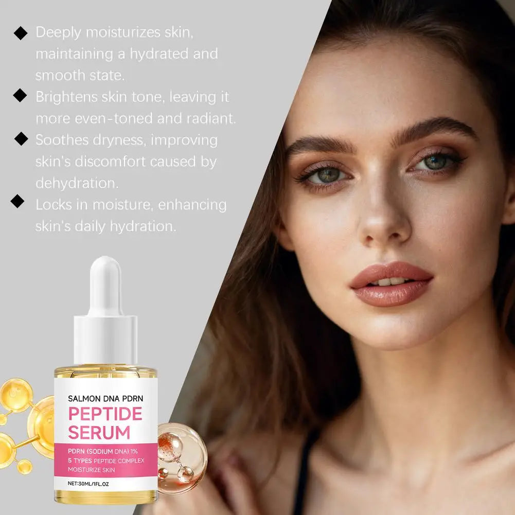 Salmon DNA Pdrn Peptide Serum Moisturizing Firming Lifting Revitalizing Brightening Smoothing Repair Facial Serum