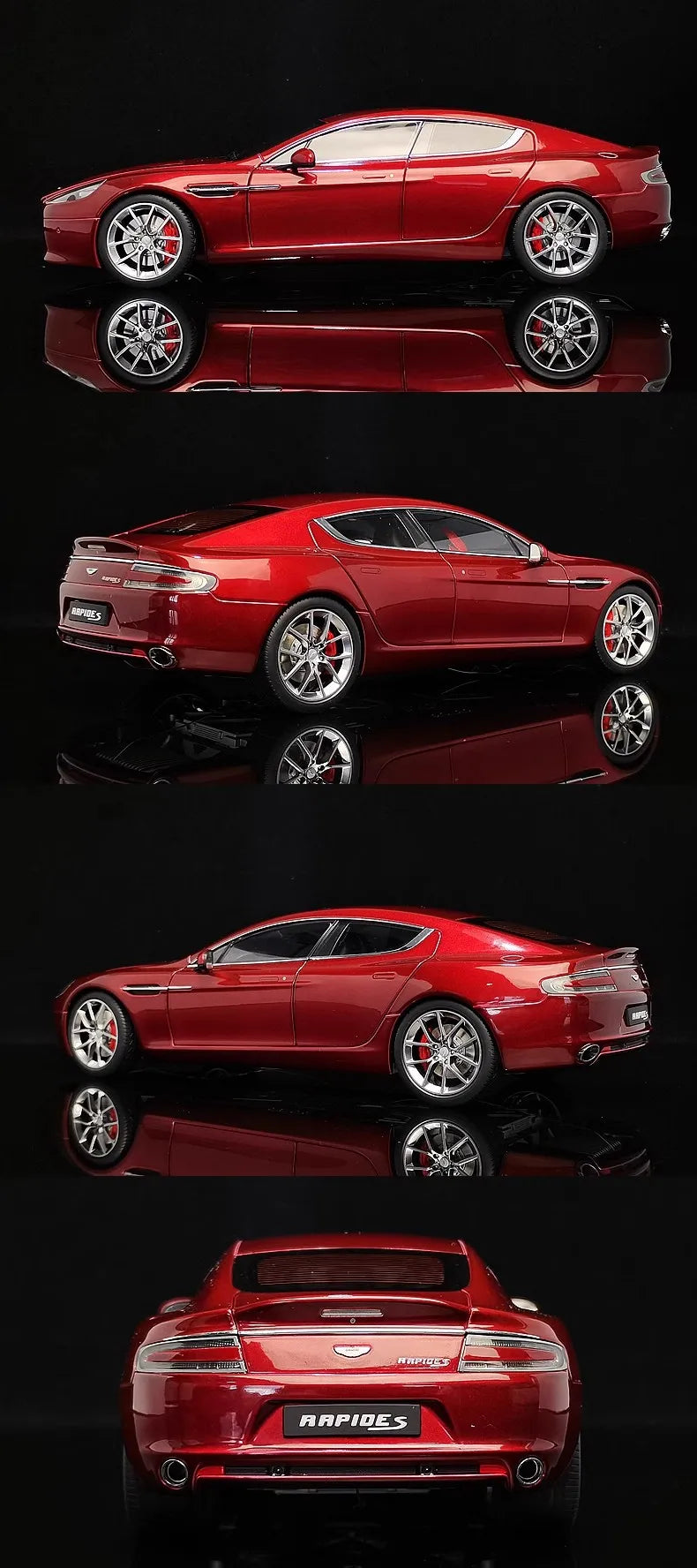 Autoart 1/18 Car Model Aston Martin Rapid S 2015 Edition Simulation Alloy Car Model Limited Car Collection Boy Birthday Gift