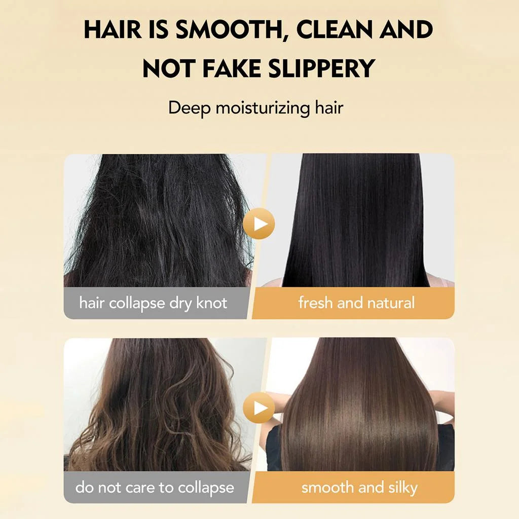 سبراي زيت الشعر المغذي بعمق يزيد اللمعان ويرمم التلف برائحة عطرية | Deep Nourishing Hair Oil Spray Luster Repair Damage Fragrance