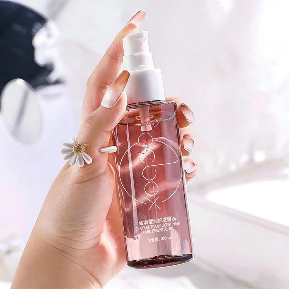 زيت عناية الشعر 100مل مغذي ومرمم للشعر الجاف | Hair Care Essential Oil 100ml Nourishing Repair Dry Frizzy