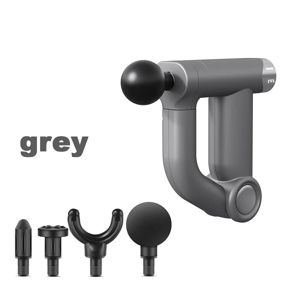 Deep Muscle Massage Gun Folding Fascia Gun Electric Percussion Pistol Massager For Body Neck Back Leg Fitness Tool 32 Levels