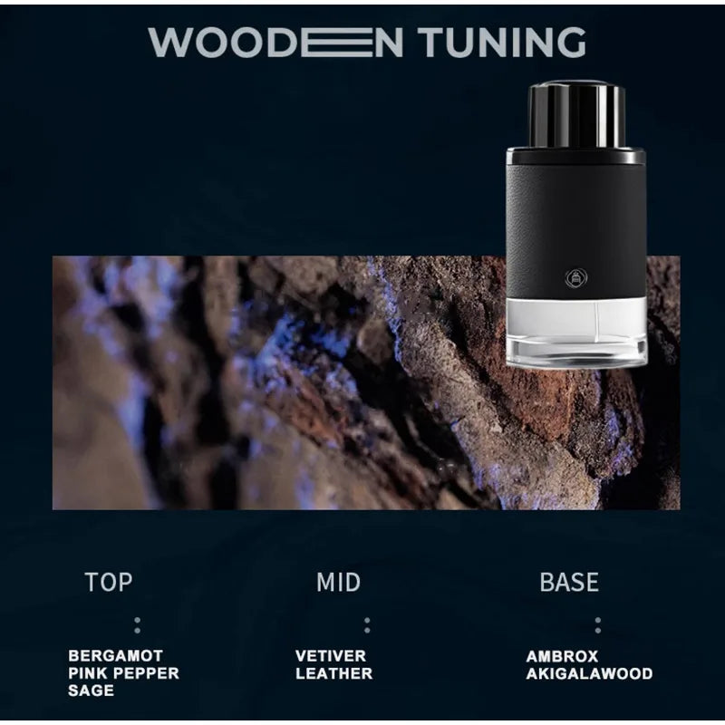 Luxury Explorer Men's Cologne Perfume,Fougère Scent,Spicy Woody Notes Eau De Parfum,Brand Vetiver/Leather/Lemon/Sage Fragrance