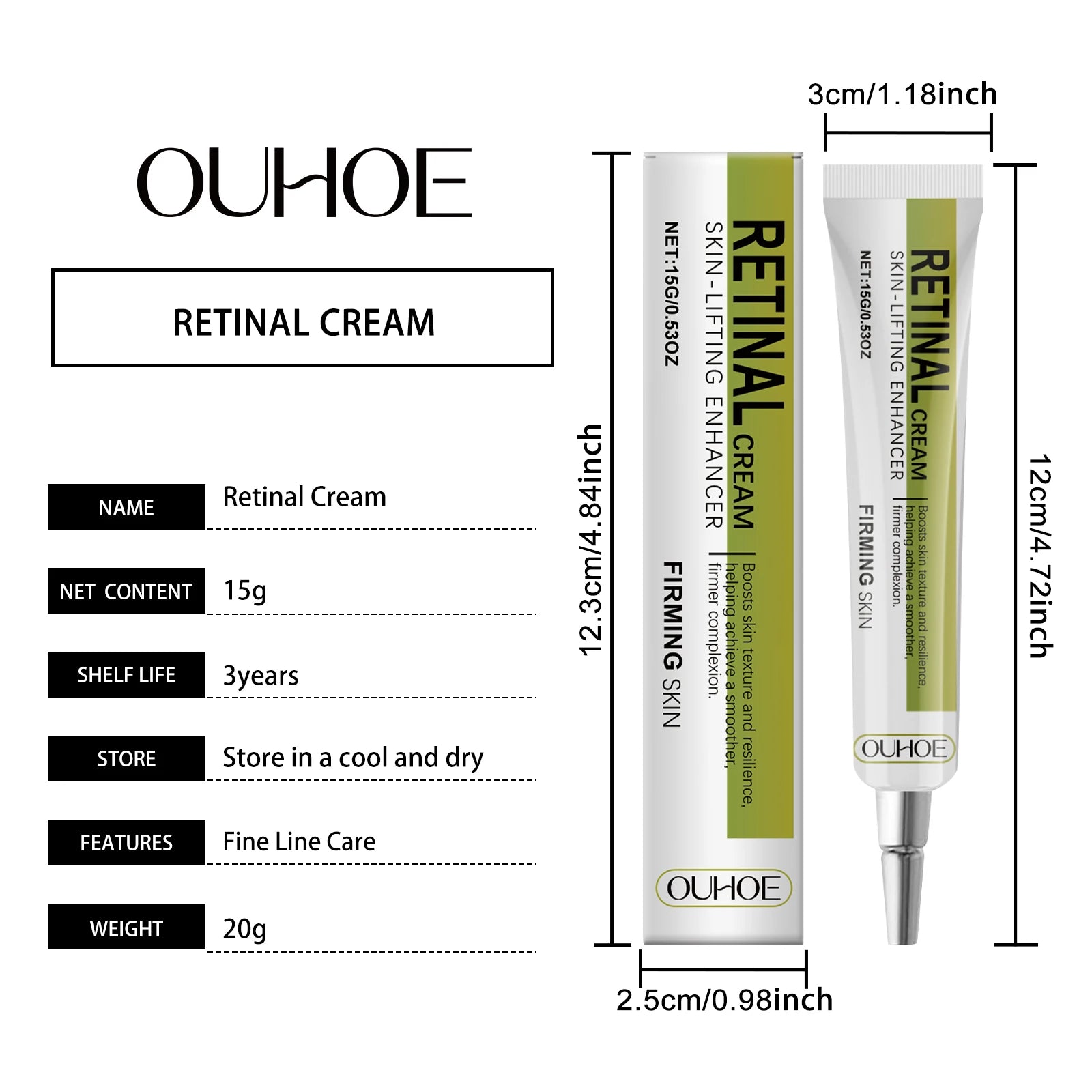 كريم ريتينول مضاد للشيخوخة للنساء مرطب ومشرق | Anti-Aging Retinol Cream Women Firming Brightening Deep Hydration