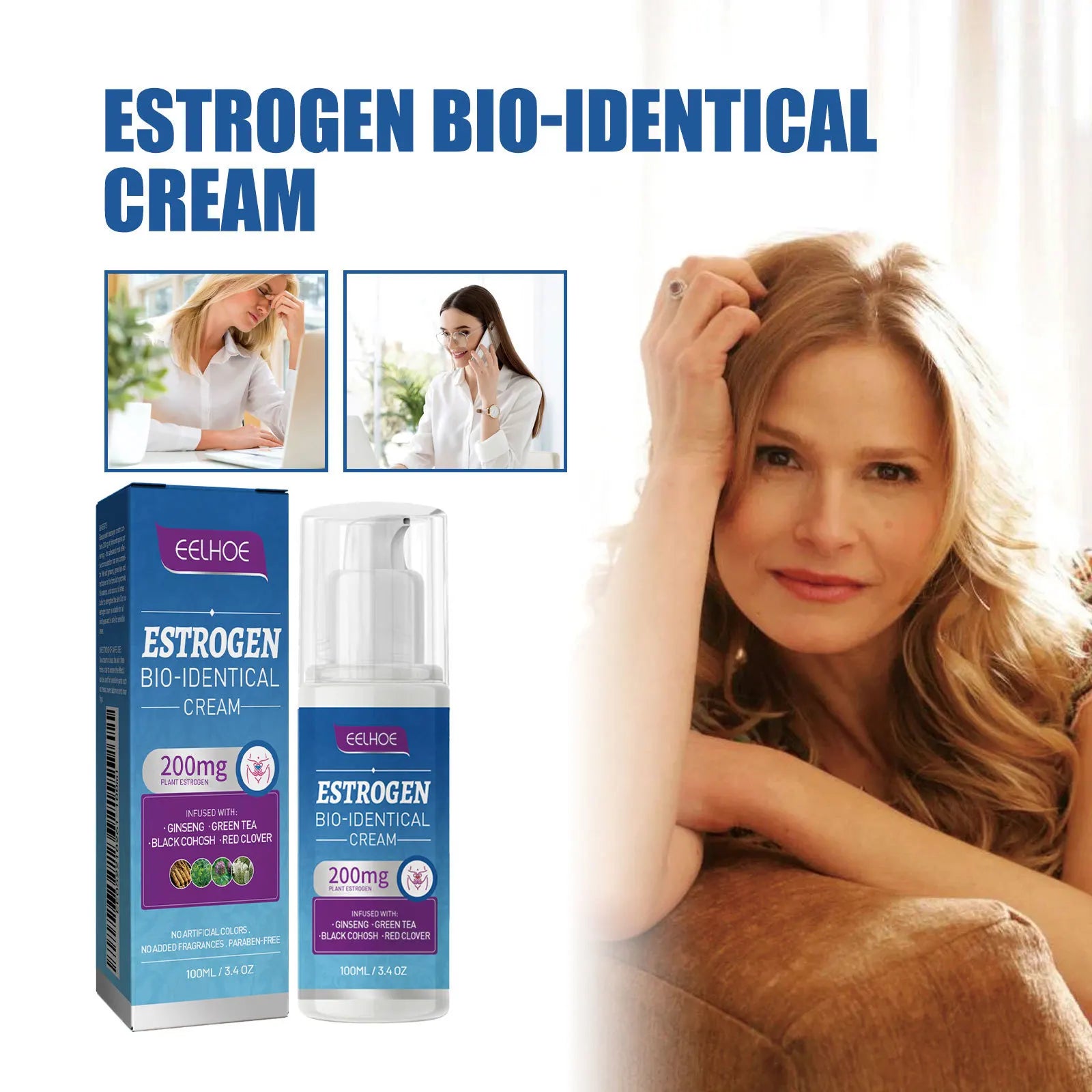 كريم عناية المرأة مرطب ومنشط للتوازن الطبيعي | Women's Care Cream Moisturizing Vitality Balance Natural
