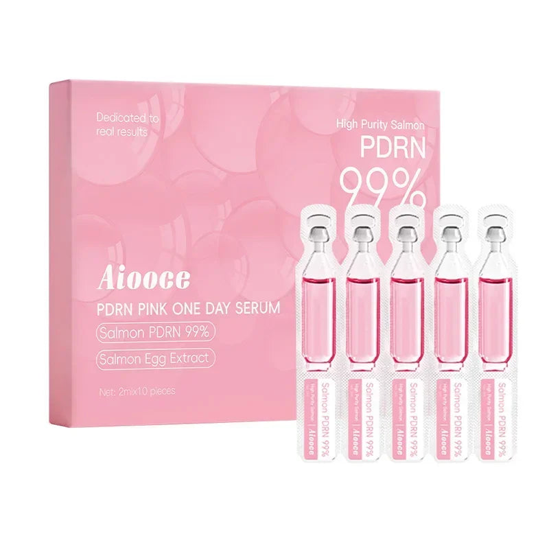 سيروم PDRN الكوري بخلاصة السالمون 10 أمبولات | PDRN Salmon Serum 10 Vials Korean Skincare