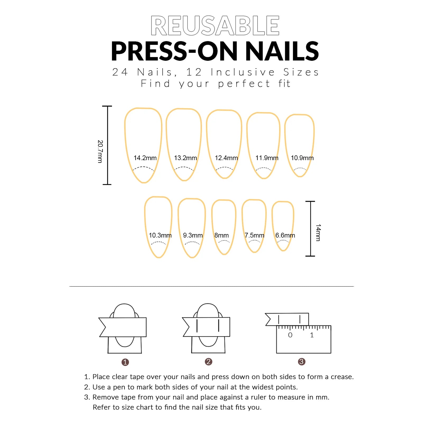طقم أظافر وردي بطباعة الفراشة وفراشة ثلاثية الأبعاد 24 قطعة | 24Pcs Nude Pink 3D Bow Butterfly Press-On Nails
