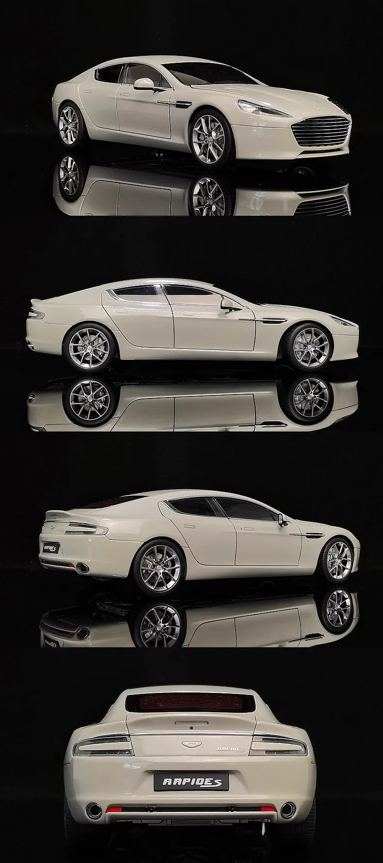 Autoart 1/18 Car Model Aston Martin Rapid S 2015 Edition Simulation Alloy Car Model Limited Car Collection Boy Birthday Gift