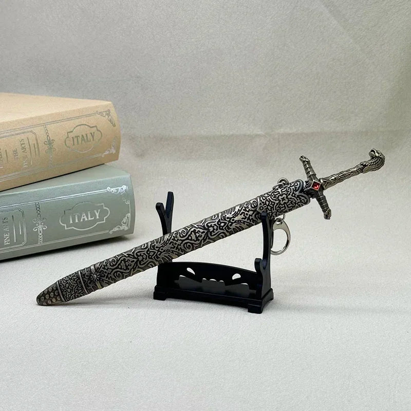 22cm Oathkeeper Sword Brienne of Tarth Game Jaime Lannister of Thrones GOT TV Series Peripherals Metal Weapons Miniatures Crafts