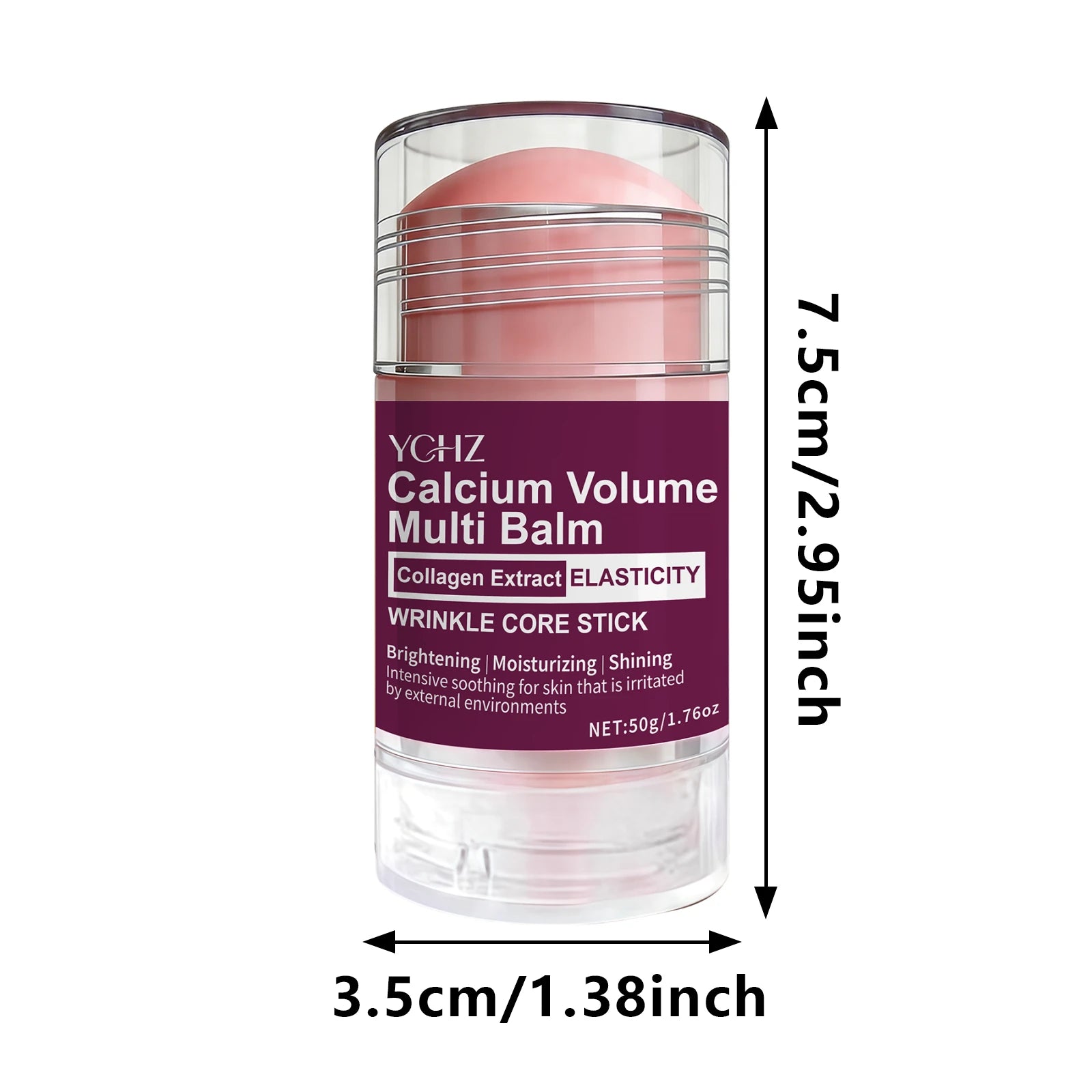 Collagen Facial Care Stick: a Multi-Functional Product That Combines Lip Balm, Eye Cream, Neck Cream, Primer, and Facial Moisturizer, Offering Hydrating and Firming Benefits, Suitable for All Skin Types