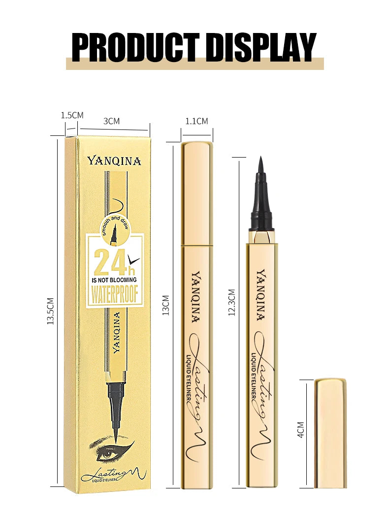 قلم كحل سريع الجفاف مضاد للماء طويل الثبات | Quick-Dry Waterproof Eyeliner Pen
