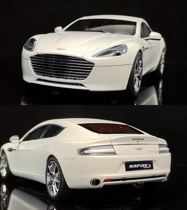 Autoart 1/18 Car Model Aston Martin Rapid S 2015 Edition Simulation Alloy Car Model Limited Car Collection Boy Birthday Gift