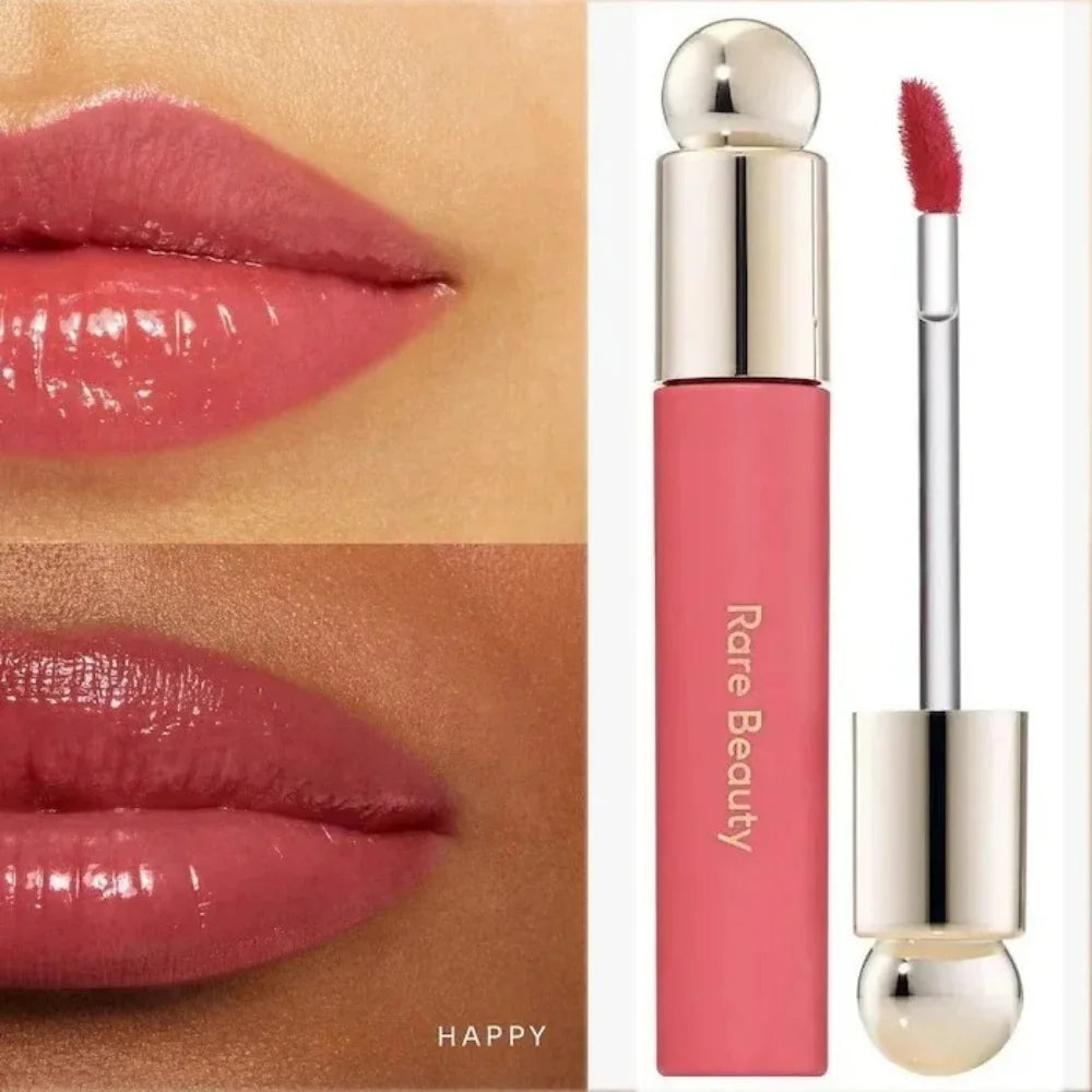 بلش وجلوس شفاه Rare Beauty مشرق وأنيق مع علبة | Rare Beauty Blush Lip Gloss Brightening Silky Contour Makeup