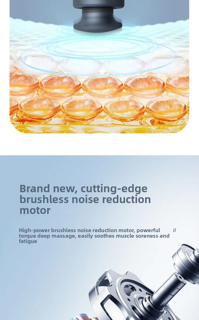 New Mini Handheld Vibration Massage Gun Women's Portable Muscle Relaxation Electric Massager FitnessVibrator-massagers massager