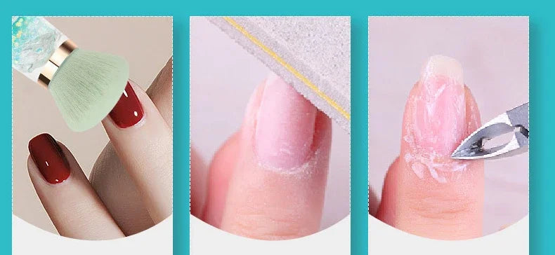 Nail Art Mushroom Rose Head Brush Remove Nail Dust Brush Polish Powder Cleaning Tool Beauty Makeup Brushes Manicure Accessories