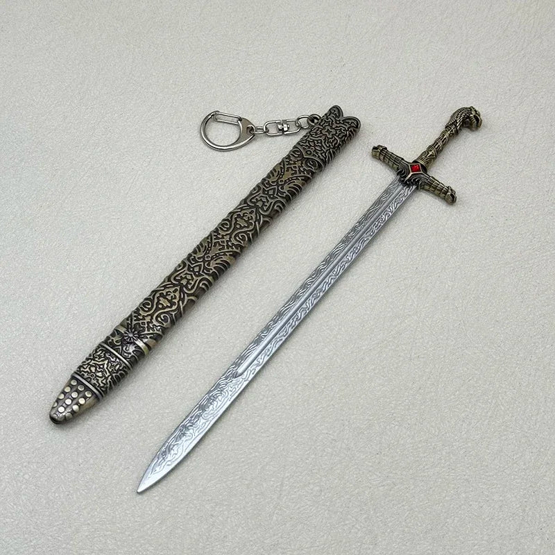 22cm Oathkeeper Sword Brienne of Tarth Game Jaime Lannister of Thrones GOT TV Series Peripherals Metal Weapons Miniatures Crafts