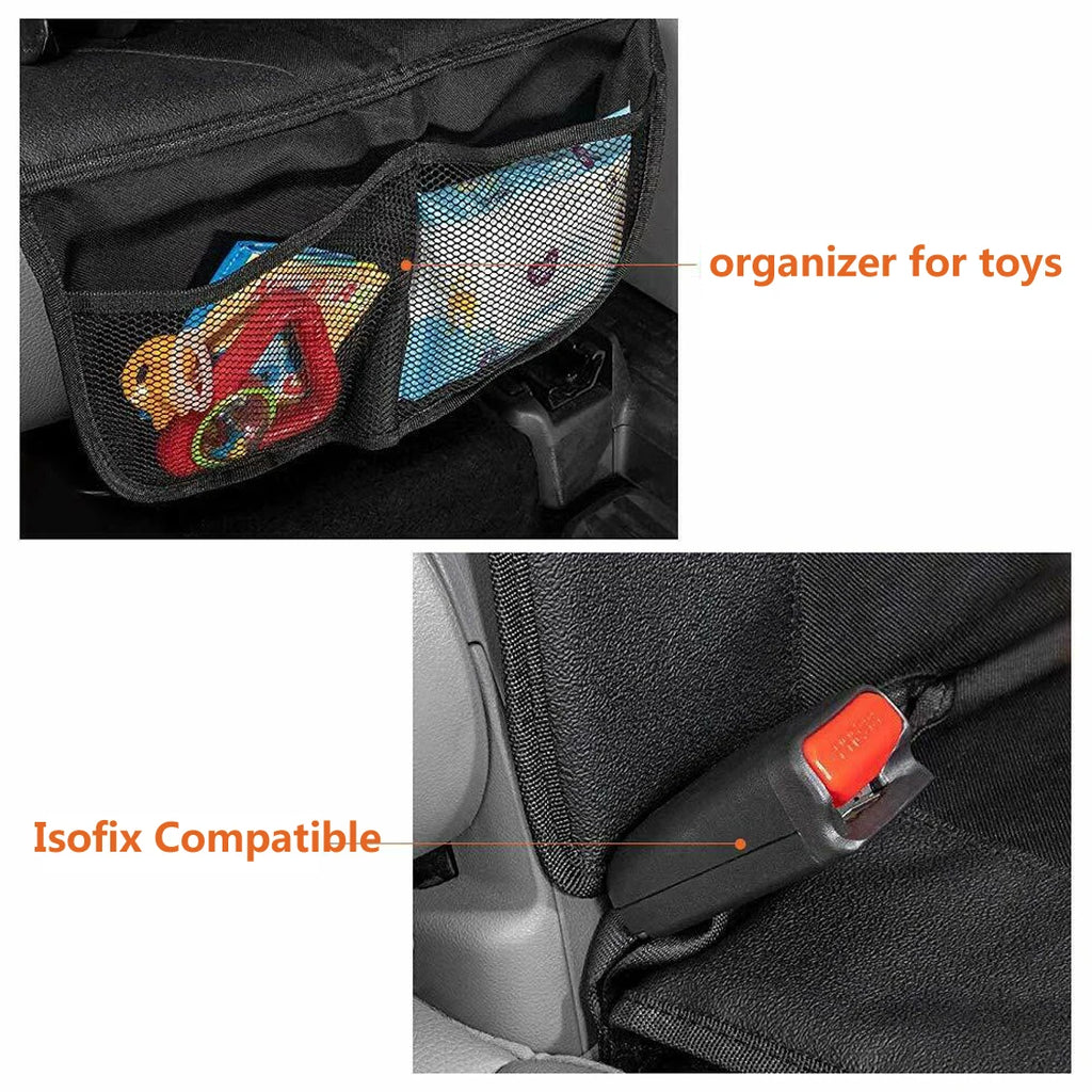 Car Seat Cover Child Children Kids Safety Seat Protective Sheet Mat Pad Auto Baby Seat Protector Pet Dirt Kick Mat Organizer BLK