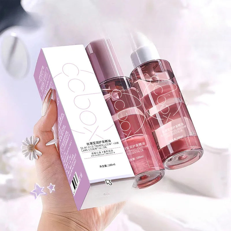 زيت عناية الشعر 100مل معطر طويل الثبات للشعر الجاف | Hair Care Essential Oil 100ml Long Lasting Fragrance Smooth