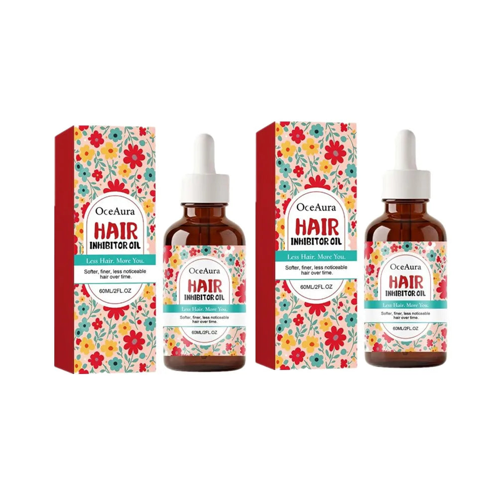 Hair Inhibitor Oil  Natural Soothing Body Oil for Hair Removal Smoothing Skin Reduces Hairs Shrink Pores for All Skin Types