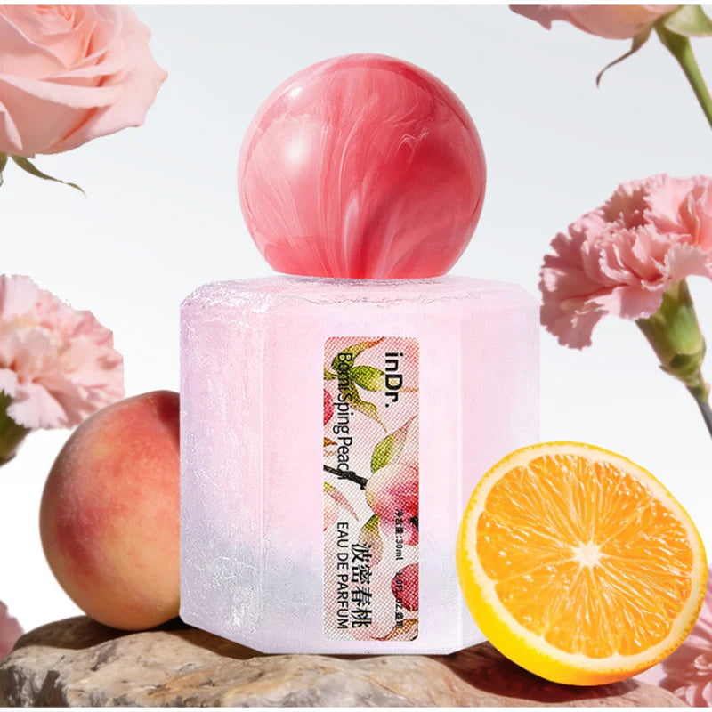 Premium Women's Perfume Sweet Warm Rose Raspberry Scent Fresh Jasmine Citrus Fragrance Charming Floral Fruity Perfume