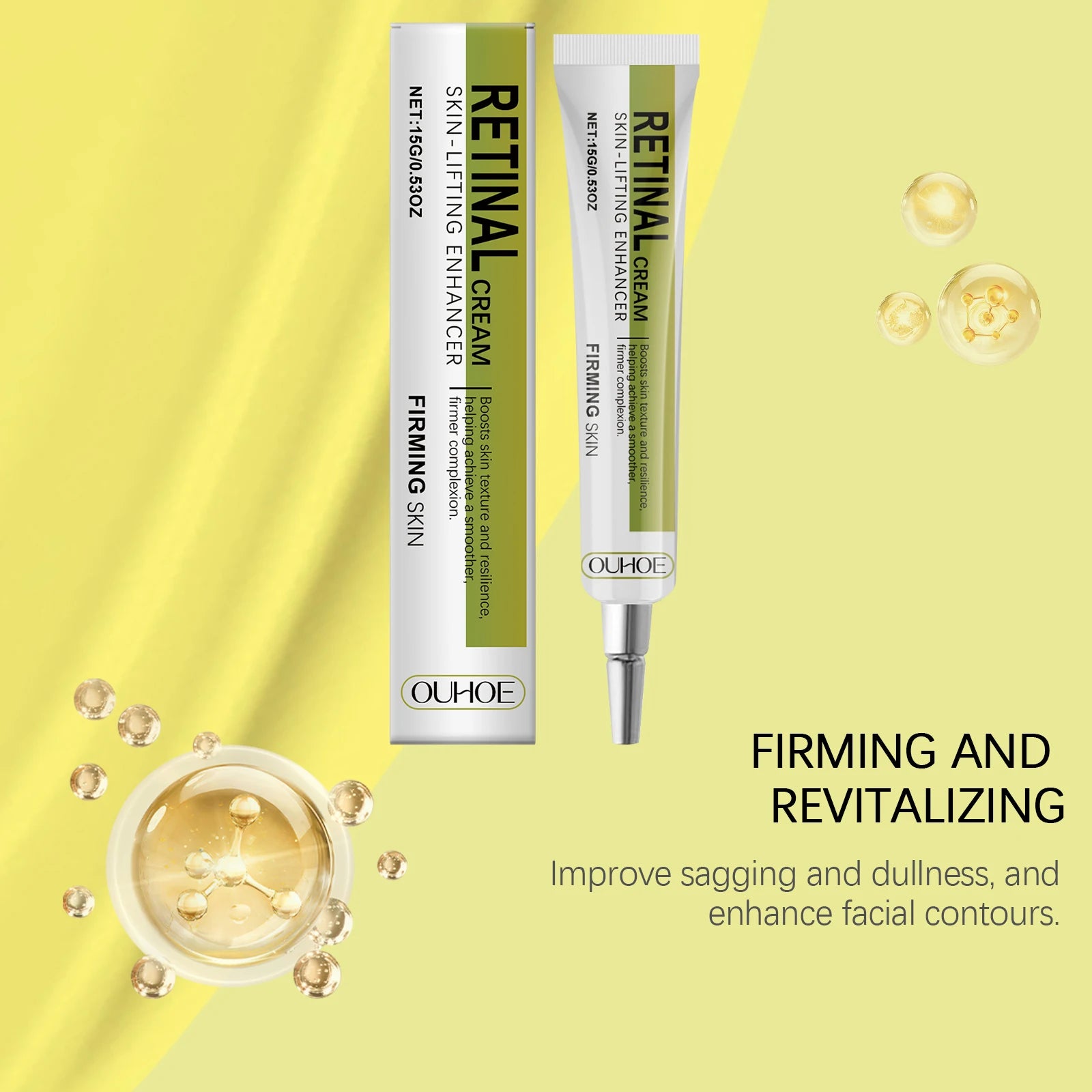 كريم ريتينول مضاد للشيخوخة للنساء مرطب ومشرق | Anti-Aging Retinol Cream Women Firming Brightening Deep Hydration