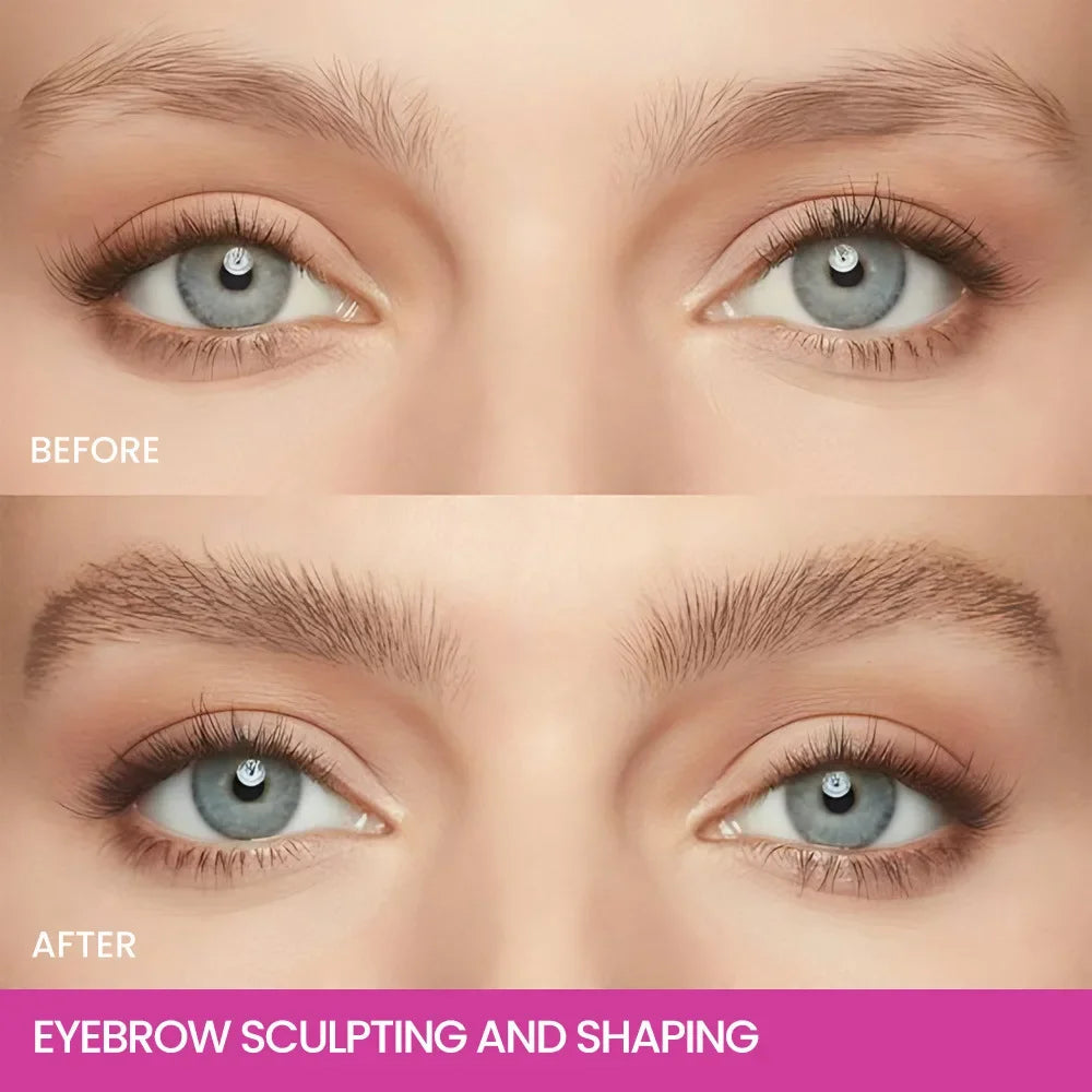 Transparent Eyebrow Styling Gel Waterproof 3D Quick-drying Makeup Eyebrow Sculpt Natural Wild Brow Setting Gel Wax Cosmetics