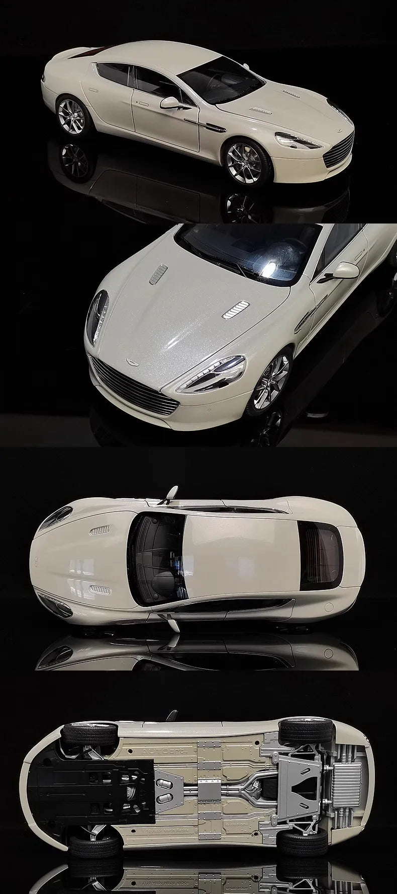 Autoart 1/18 Car Model Aston Martin Rapid S 2015 Edition Simulation Alloy Car Model Limited Car Collection Boy Birthday Gift