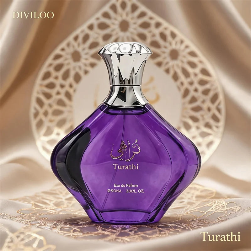 عطر عربي فاخر 90مل ياسمين وليمون وعنبر للجنسين | Arabian Luxury Perfume 90ml Jasmine Lemon Amber Unisex Long Lasting
