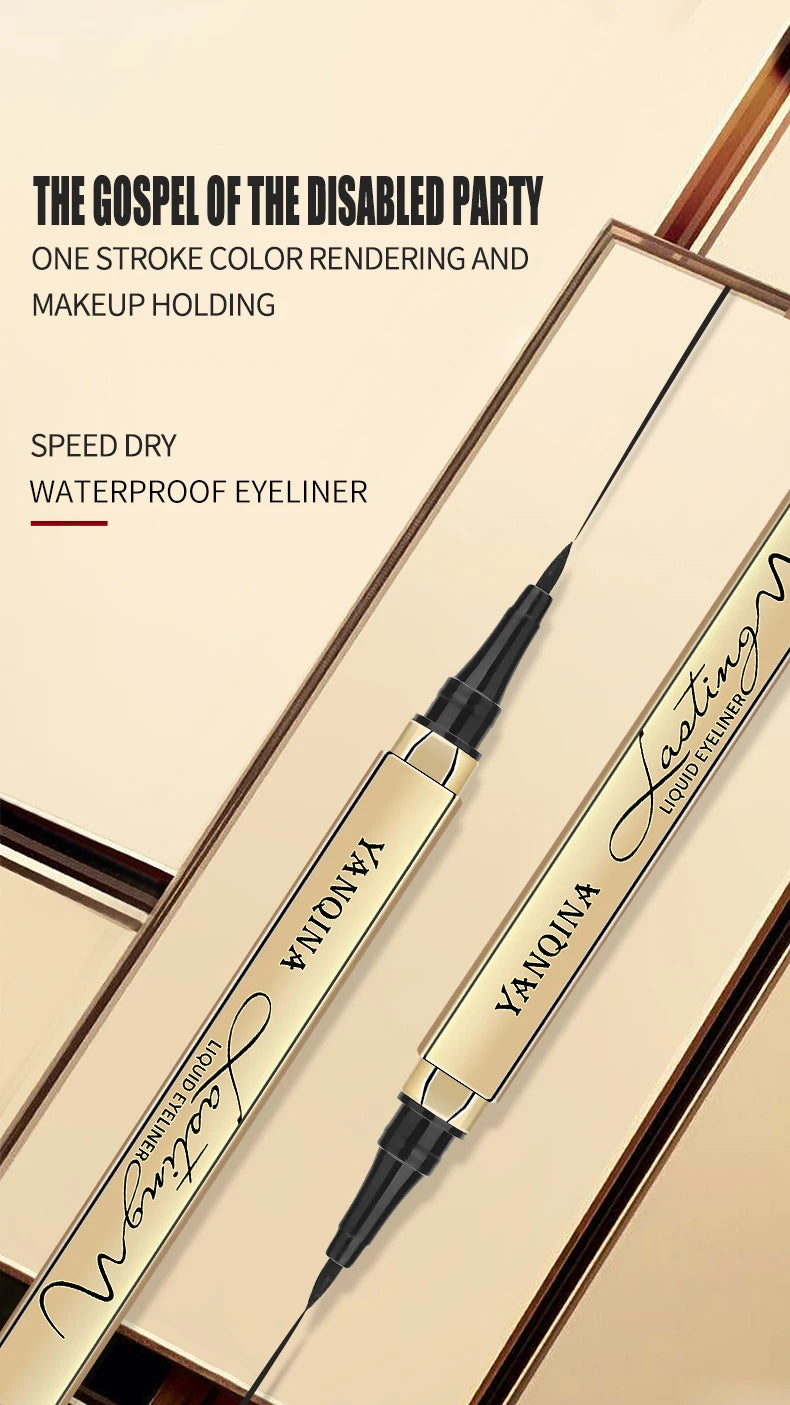 قلم كحل سريع الجفاف مضاد للماء طويل الثبات | Quick-Dry Waterproof Eyeliner Pen