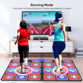 HDMI Double Dance Mat Yoga Fitness Dance Games With MV/3D/Cartoon Dance Mode, Self-Update Non-Slip Wireless Double Dance Pad