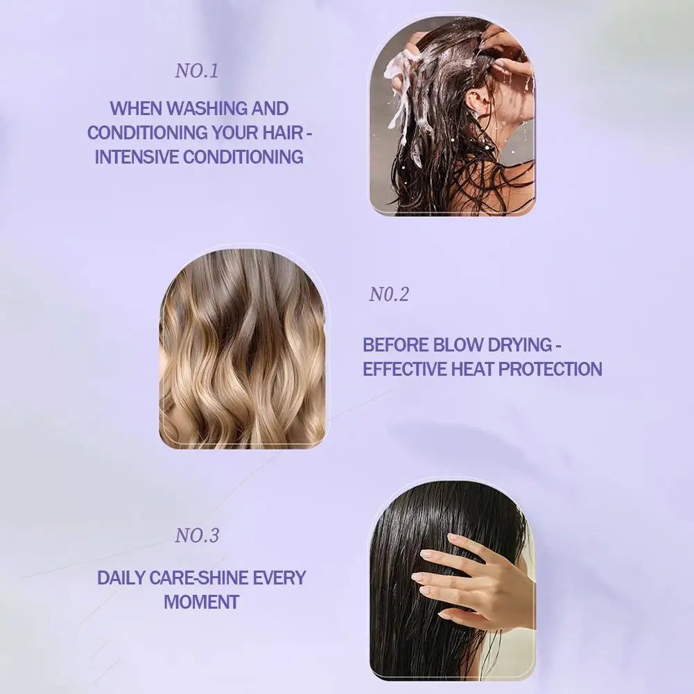 سبراي زيت الشعر 100مل مضاد للتجعد ومانح للبريق | Anti-Frizz Hair Oil Spray 100ml Shine & Conditioning
