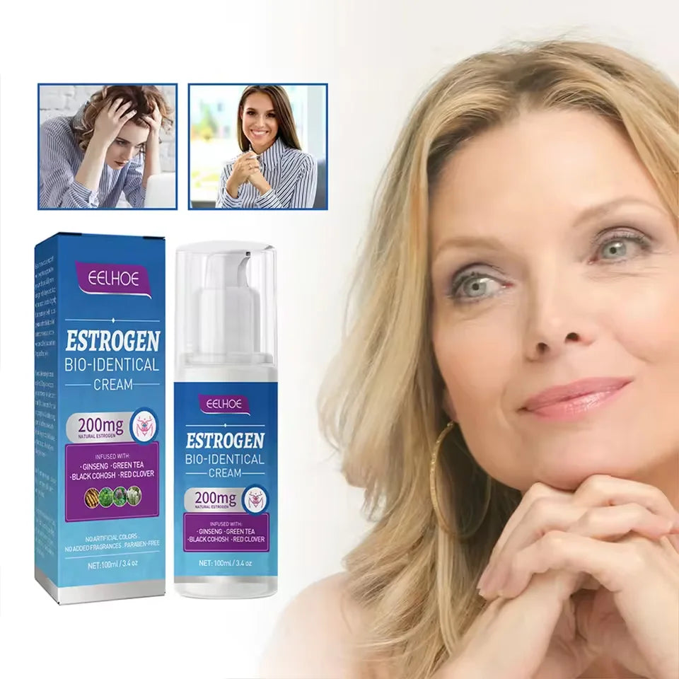 كريم توازن الإستروجين للنساء 100مل لسن اليأس وتوازن الجسم | Estrogen Relief Cream Women 100ml Menopause Soothing Body Balance