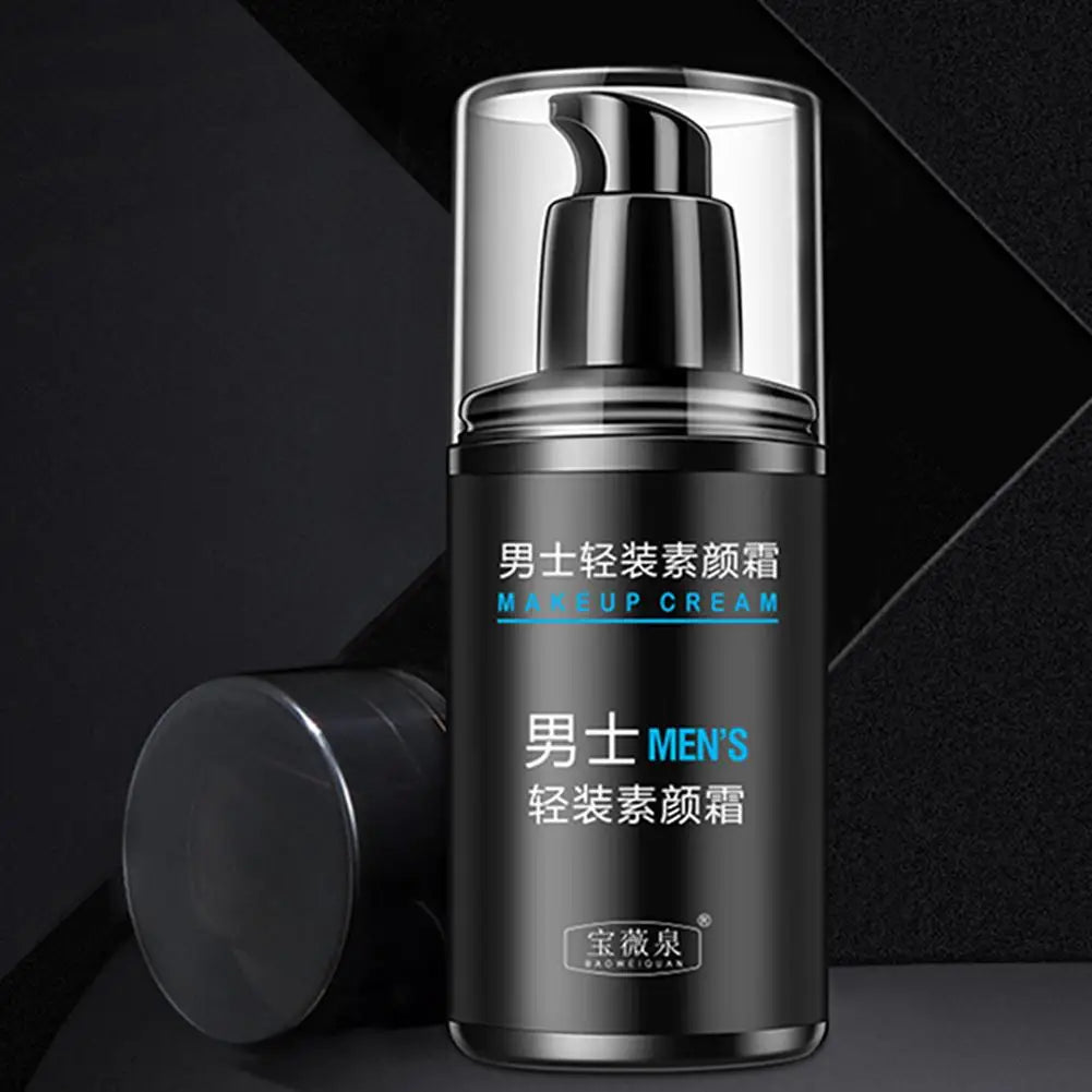 كريم مكياج طبيعي للرجال 50ج فا�نديشن مرطب ومضيق للمسام | Men's Natural Makeup Foundation Cream 50g Moisturizing Pore Minimizing