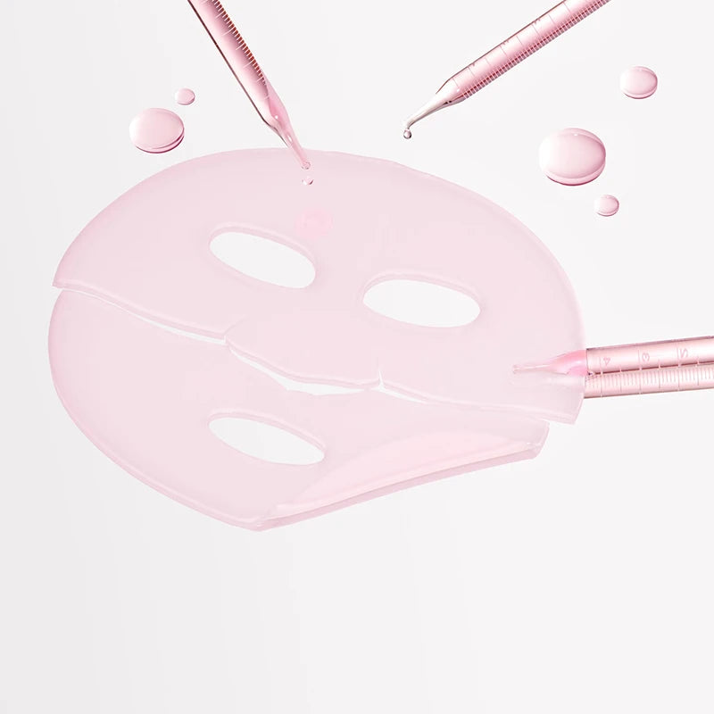 1/3/5pcs PDRN Pink Collagen Gel Mask Firms & Lifts Facial Skin Deeply Hydrates Evens Skin Tone Niacinamide Makes Skin Glow Mask