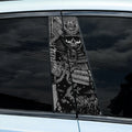 1pc/2pcs JDM Ninja Car Stickers Car B-pillar Vinyl Decals Waterproof Auto Center Pillar Sticker Cover Scratches Vehicle Decor