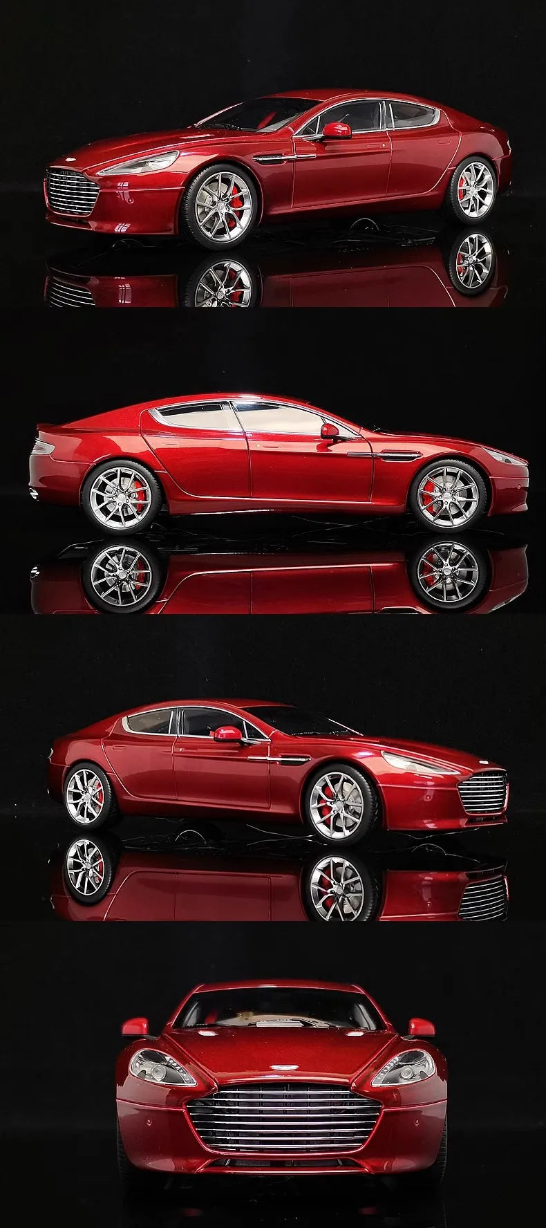 Autoart 1/18 Car Model Aston Martin Rapid S 2015 Edition Simulation Alloy Car Model Limited Car Collection Boy Birthday Gift
