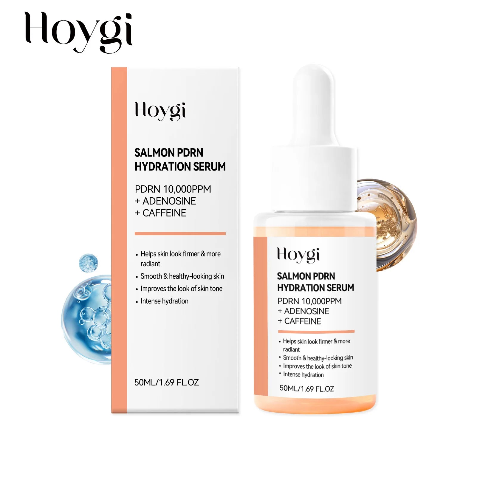 سيروم السالمون للوجه - ترطيب وإشراق ونعومة | Salmon Facial Essence Hydrating Brightening Serum