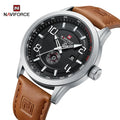 NAVIFORCE Brand Original Luxury Classic Watches for Men Date PU Strap Male Quartz Wristwatch High Qaulity Luminous Clocks 2024