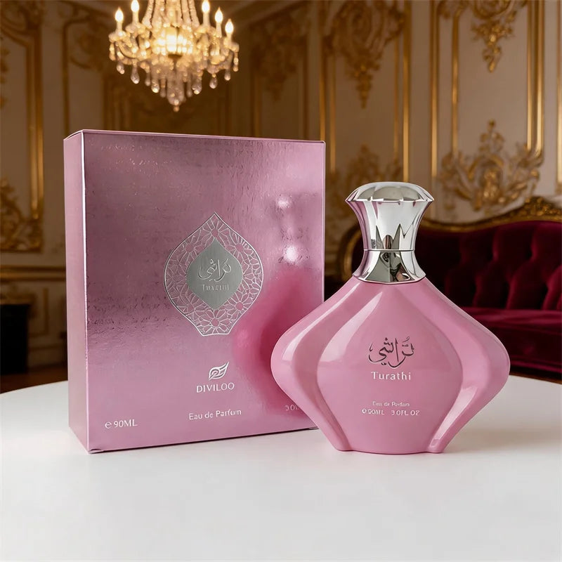 عطر عربي فاخر 90مل ياسمين وليمون وعنبر للجنسين | Arabian Luxury Perfume 90ml Jasmine Lemon Amber Unisex Long Lasting