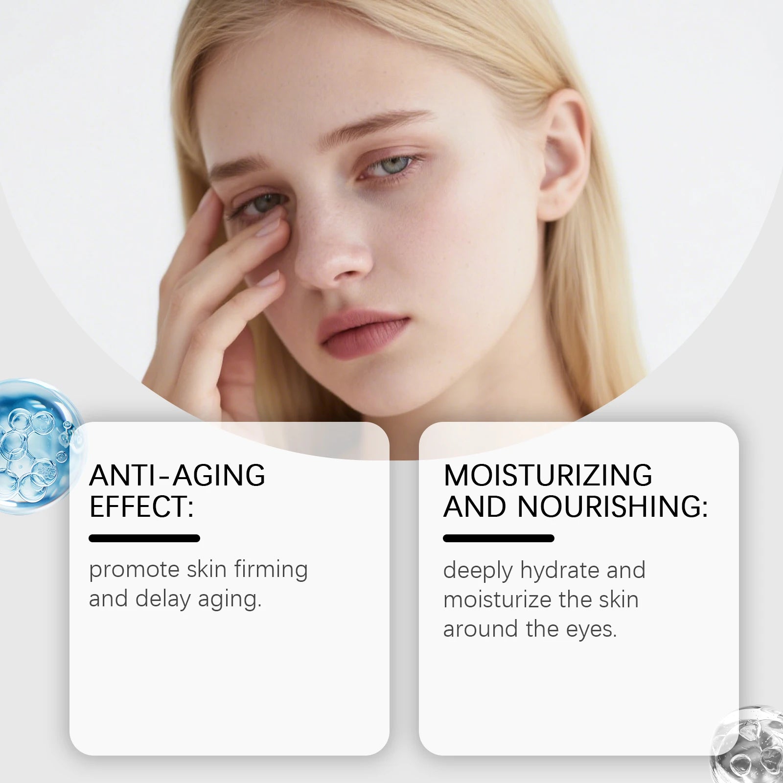 كريم منطقة العين مضاد للشيخوخة والانتفاخ | Anti-Aging Eye Cream Deep Hydration Day & Night
