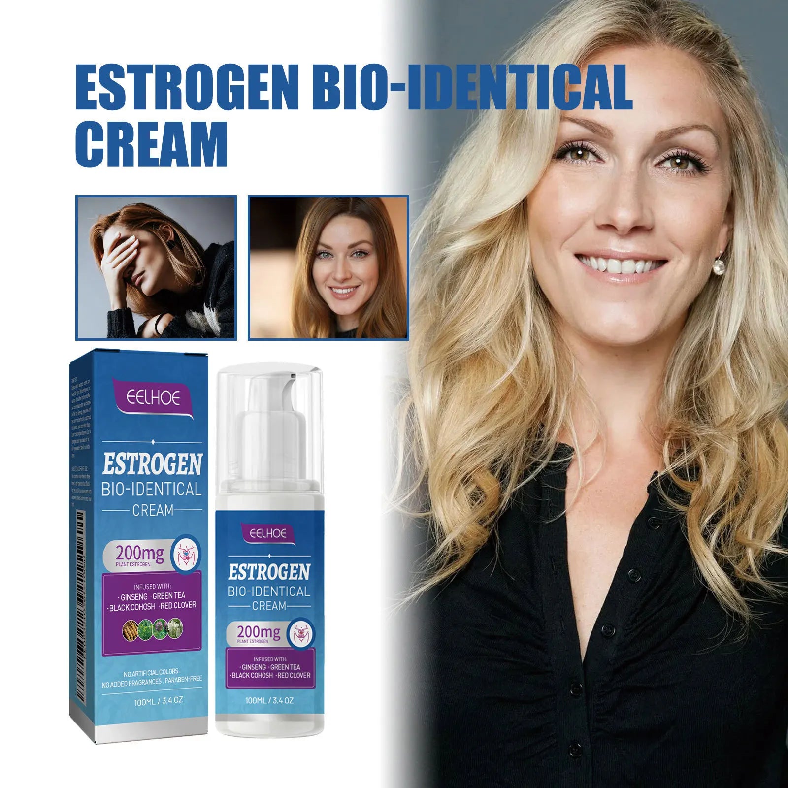 كريم عناية المرأة مرطب ومنشط للتوازن الطبيعي | Women's Care Cream Moisturizing Vitality Balance Natural