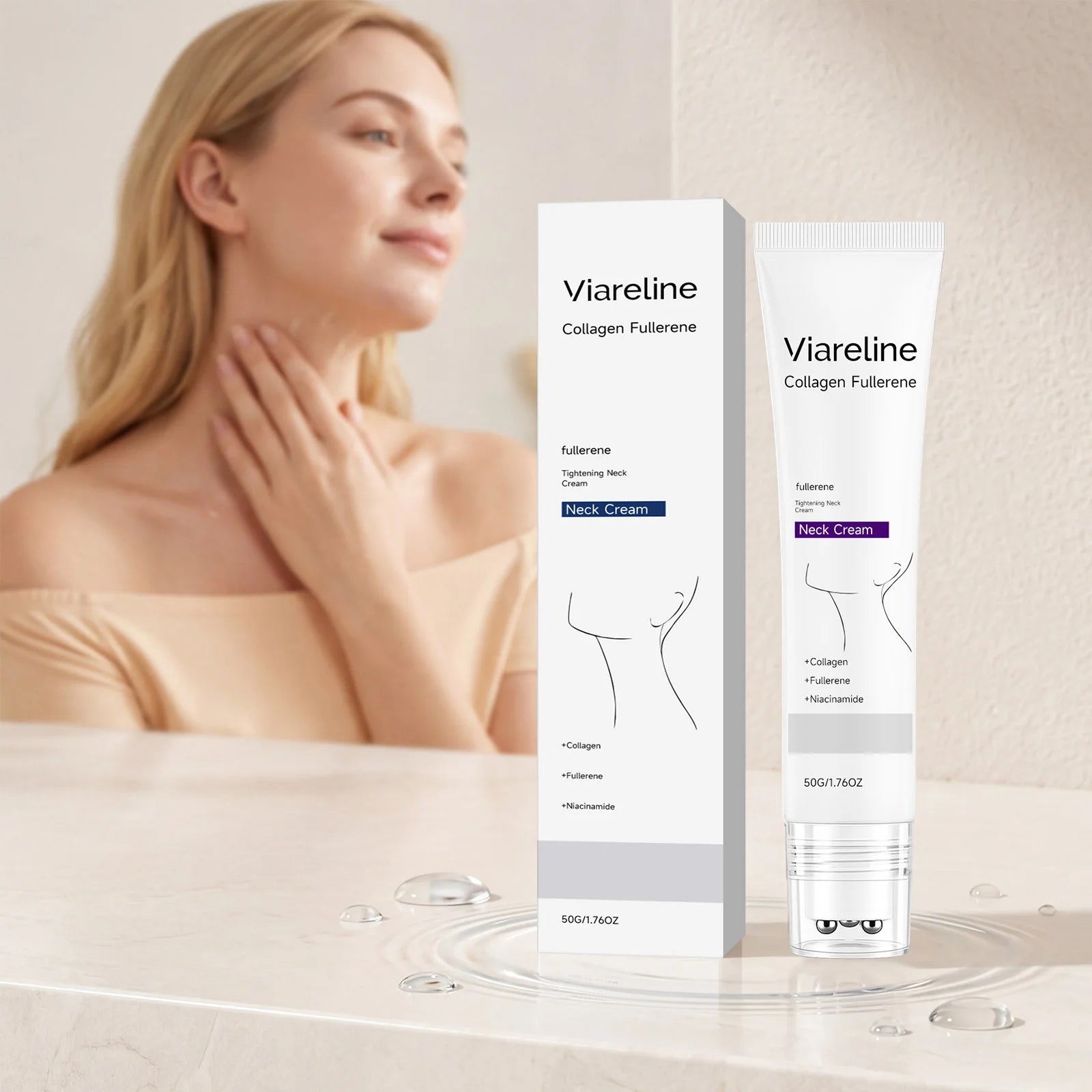 كريم الكولاجين لشد وتنشيط بشرة الرقبة | Collagen Firming Neck Cream
