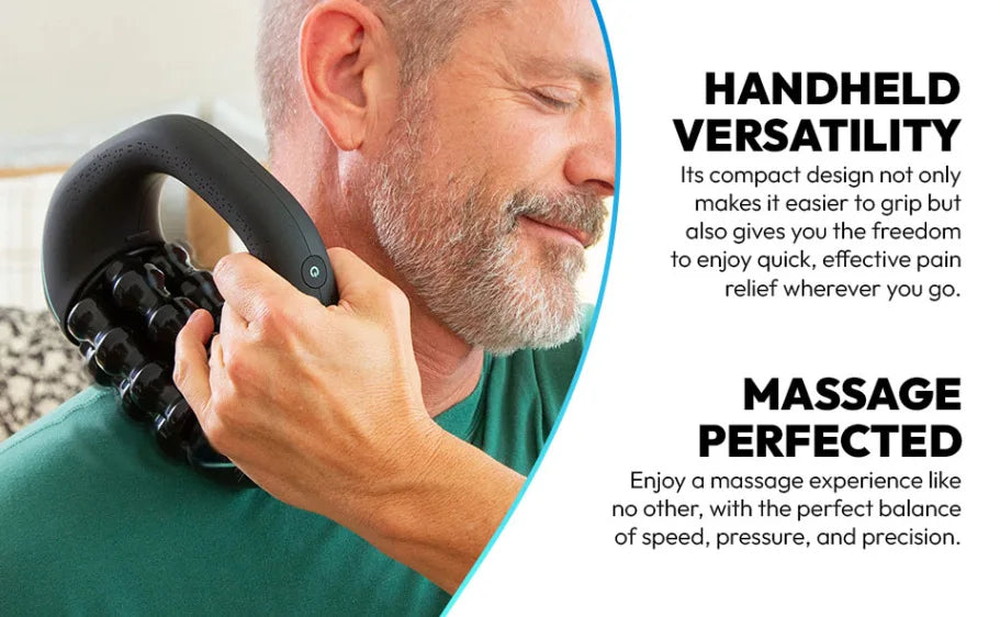Massage Roller Handheld Deep Muscle Massage Relaxation Gun Cervical Neck massage Tool For Recovery After Exercise and Futness
