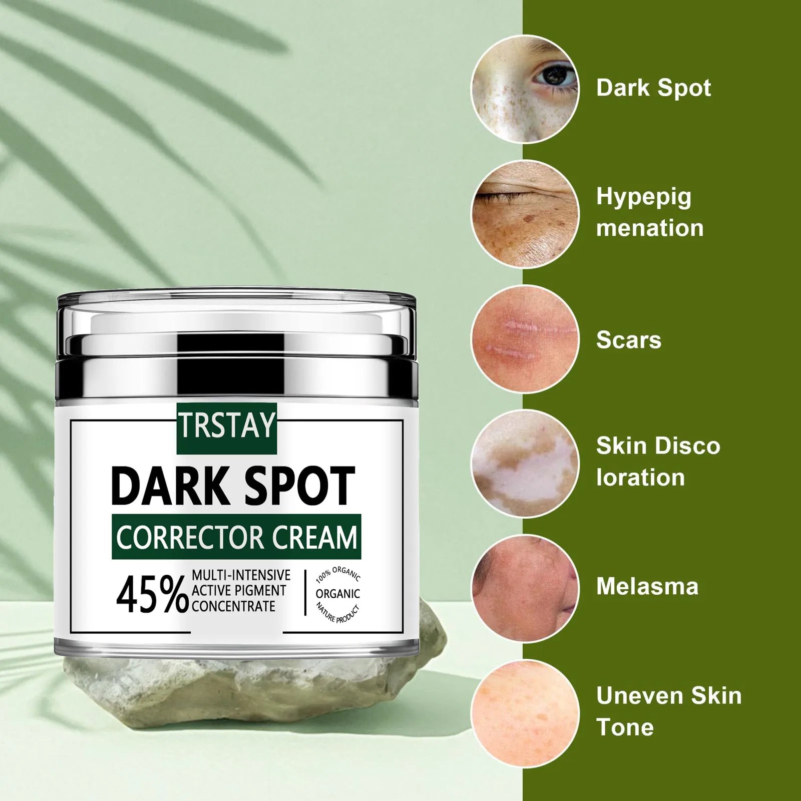 كريم ENVISHA لإزالة البقع الداكنة وتوحيد البشرة للوجه والجسم | ENVISHA Dark Spot Remover Corrector Face Body Moisturizer Sun Spot