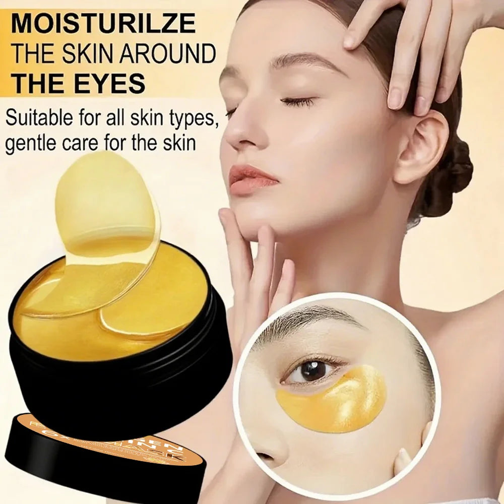 ماسك العين بالكولاجين وفيتامين C مرطب ومشرق 60 قطعة | YUITIKUE Collagen Vitamin C Eye Mask Moisturizing Brightening 60pcs