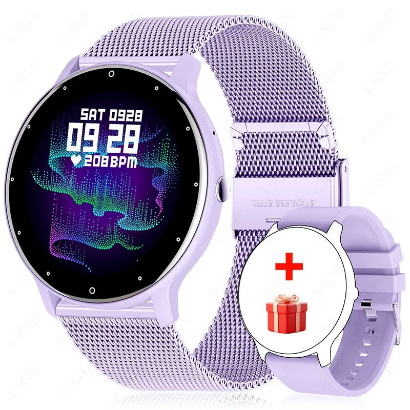 LIGE 2026 New Bluetooth Call Women Smart Band Watch Real-time Weather Forecast Men's Watches Sports Ladies Smartwatch For Women