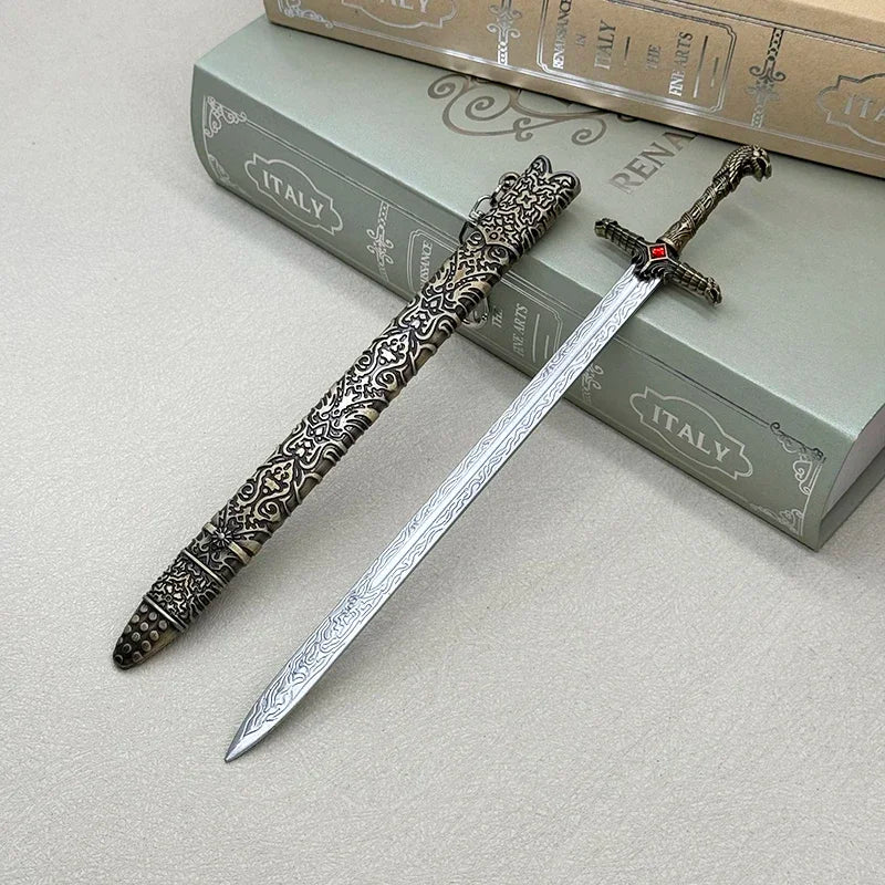 22cm Oathkeeper Sword Brienne of Tarth Game Jaime Lannister of Thrones GOT TV Series Peripherals Metal Weapons Miniatures Crafts